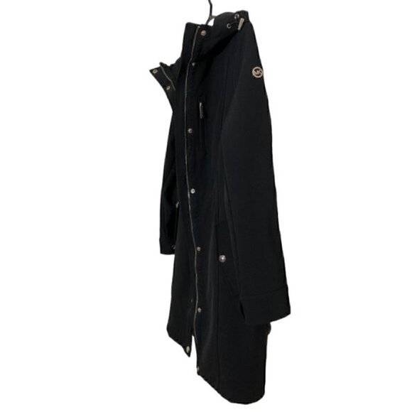 Michael Michael Kors Black Waterproof Hooded Jacket - Picture 5 of 11